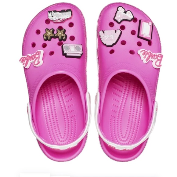 Barbie x Crocs | Electric Pink Classic Clog - Picture 4 of 6